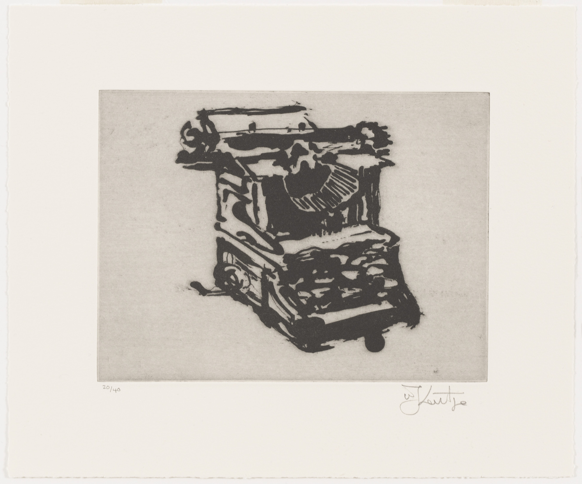 William Kentridge. Typewriter II from Typewriter