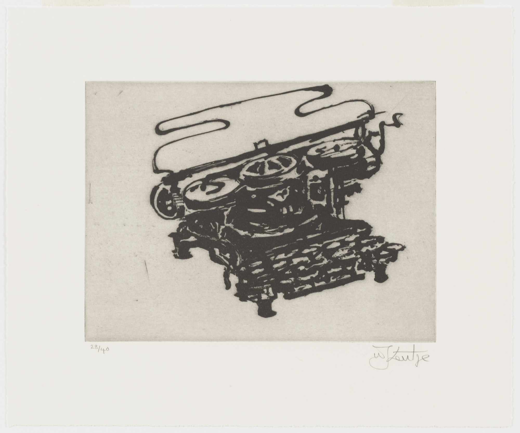 William Kentridge. Typewriter VIII from Typewriter