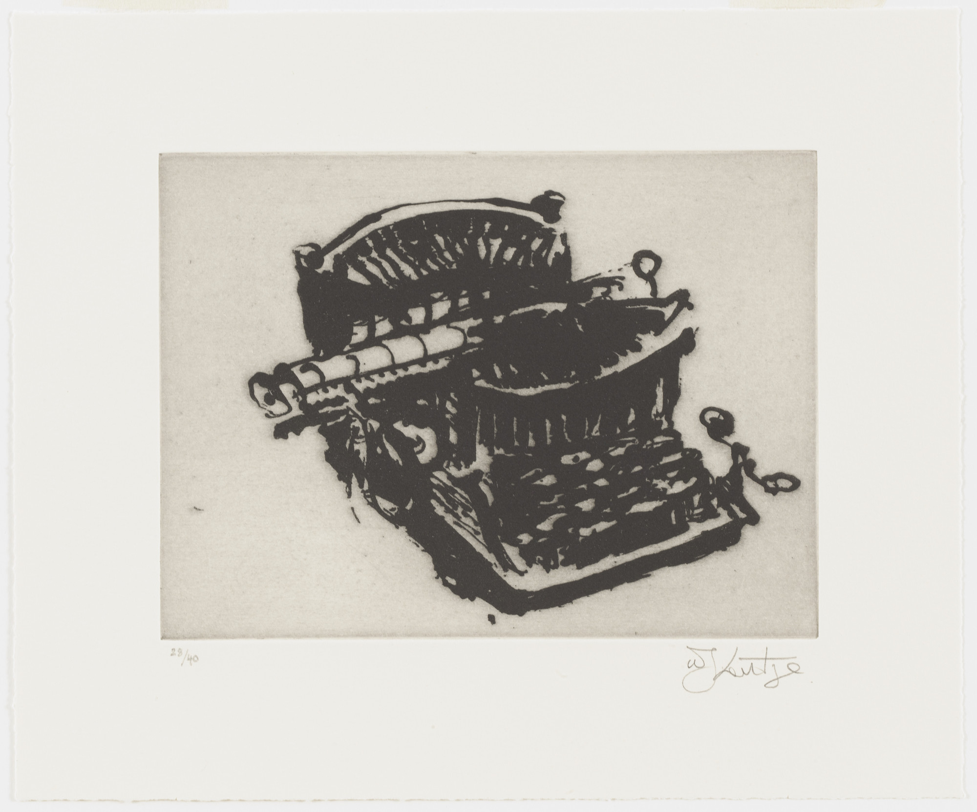 William Kentridge. Typewriter IX from Typewriter