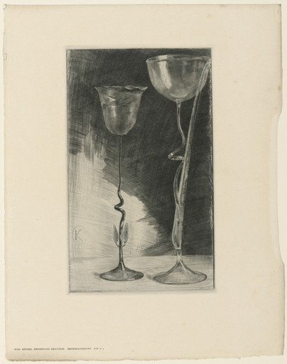 Köpping's Ornamental Glasses (plate, facing page 252) from the periodical Pan, vol. II, no. 3 (Oct-Nov-Dec 1896)