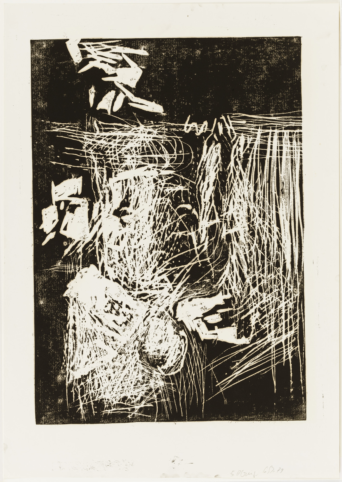 Georg Baselitz. Woman at the Window ( Frau am Fenster ), state V