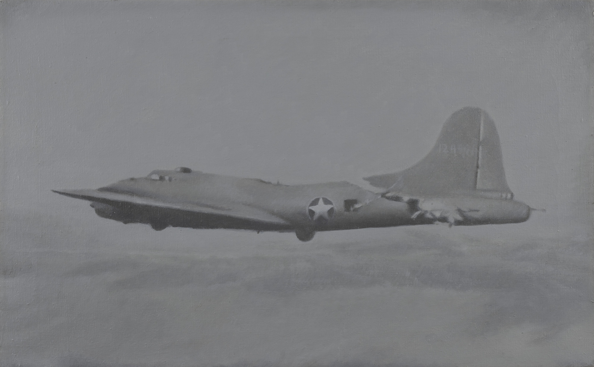 Vija Celmins. Flying Fortress. 1966