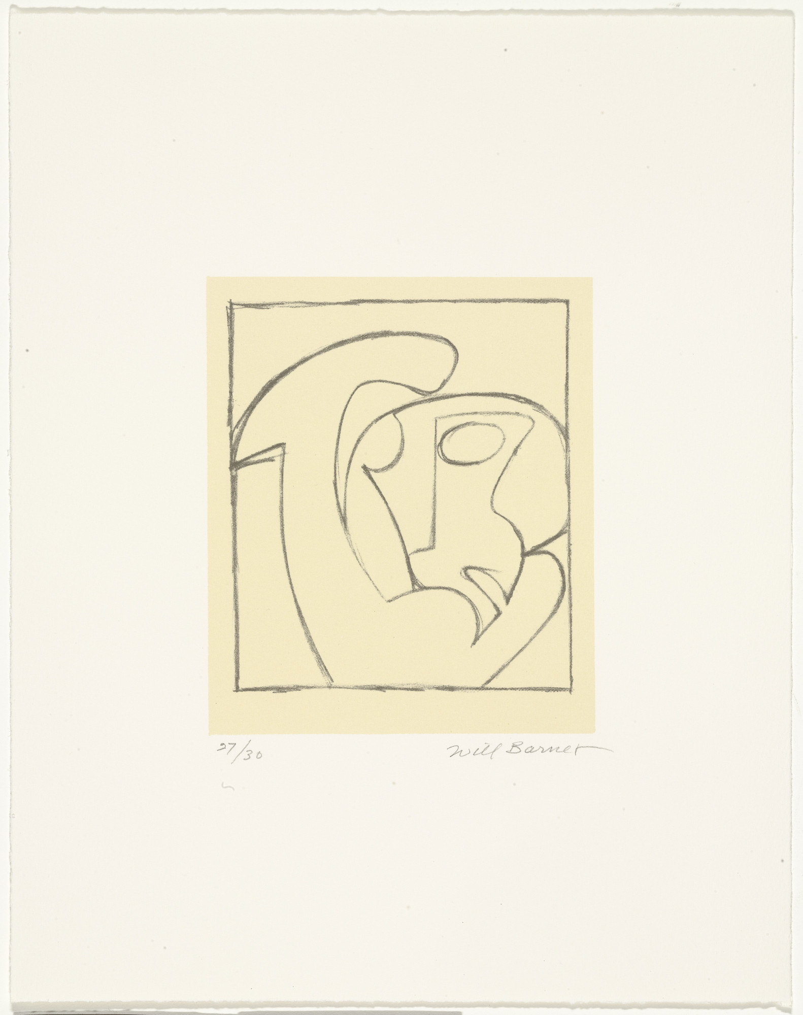 Will Barnet. Untitled from A Wave
