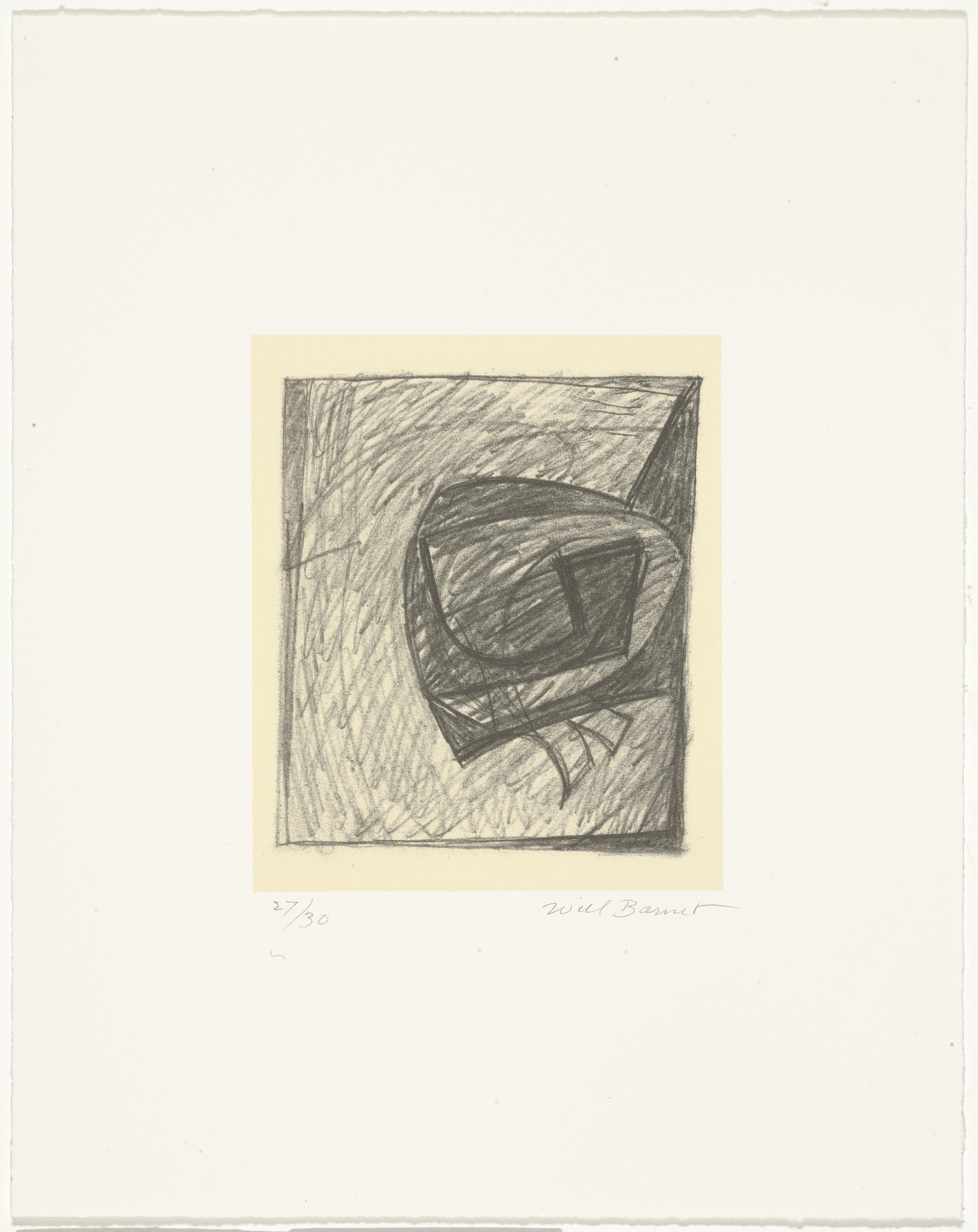 Will Barnet. Untitled from A Wave