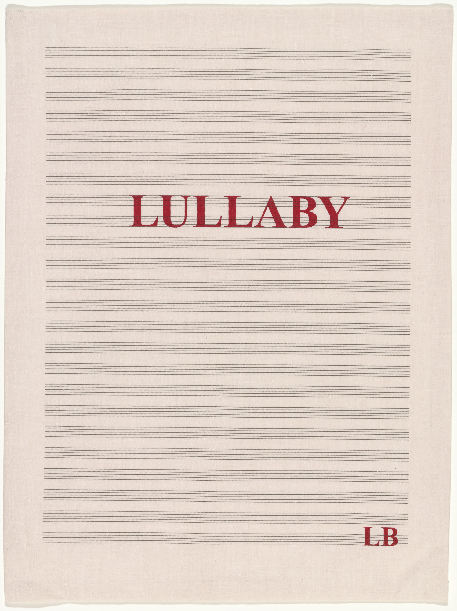 Louise Bourgeois. Lullaby