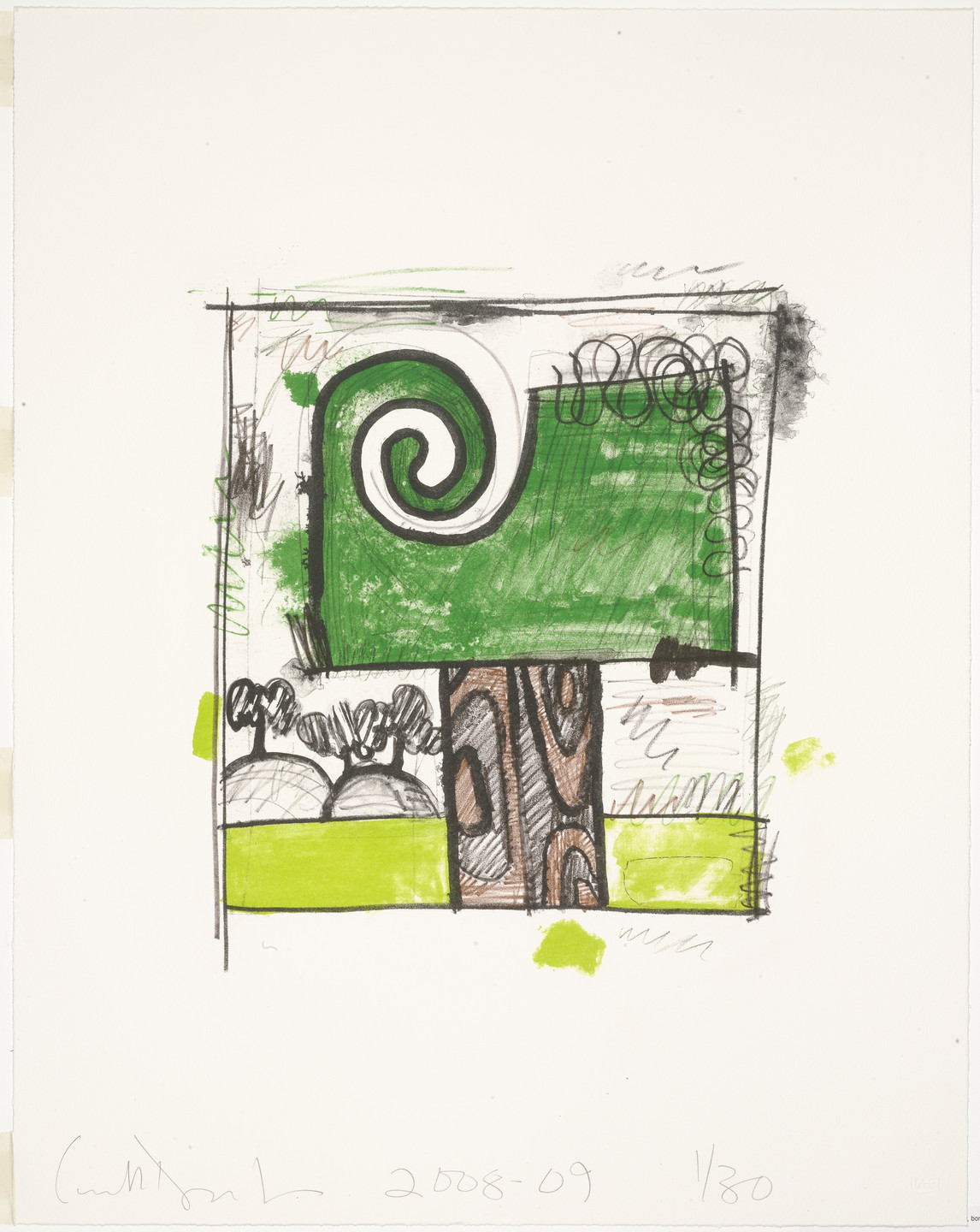 Carroll Dunham. Tree 1. 2008-09