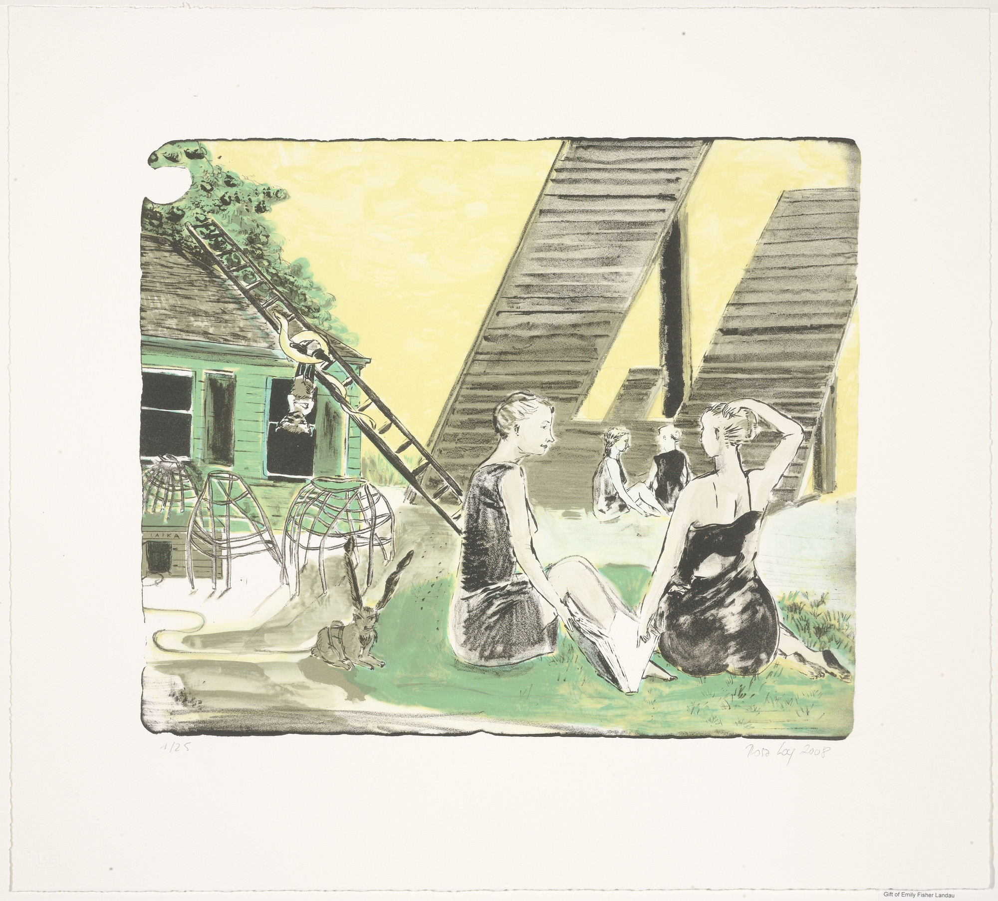 Rosa Loy. Afternoon with Laika