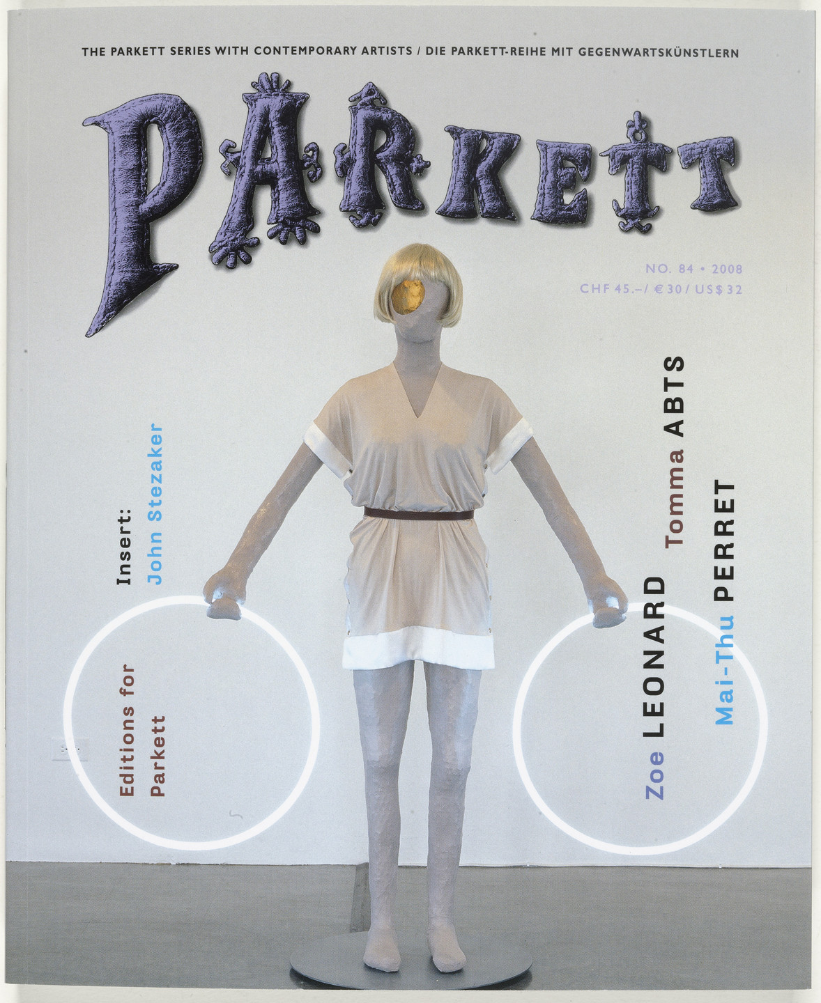 Various Artists, Tomma Abts, Zoe Leonard, Paulina Olowska, Mai-Thu Perret, John Stezaker. Parkett no. 84. 2009