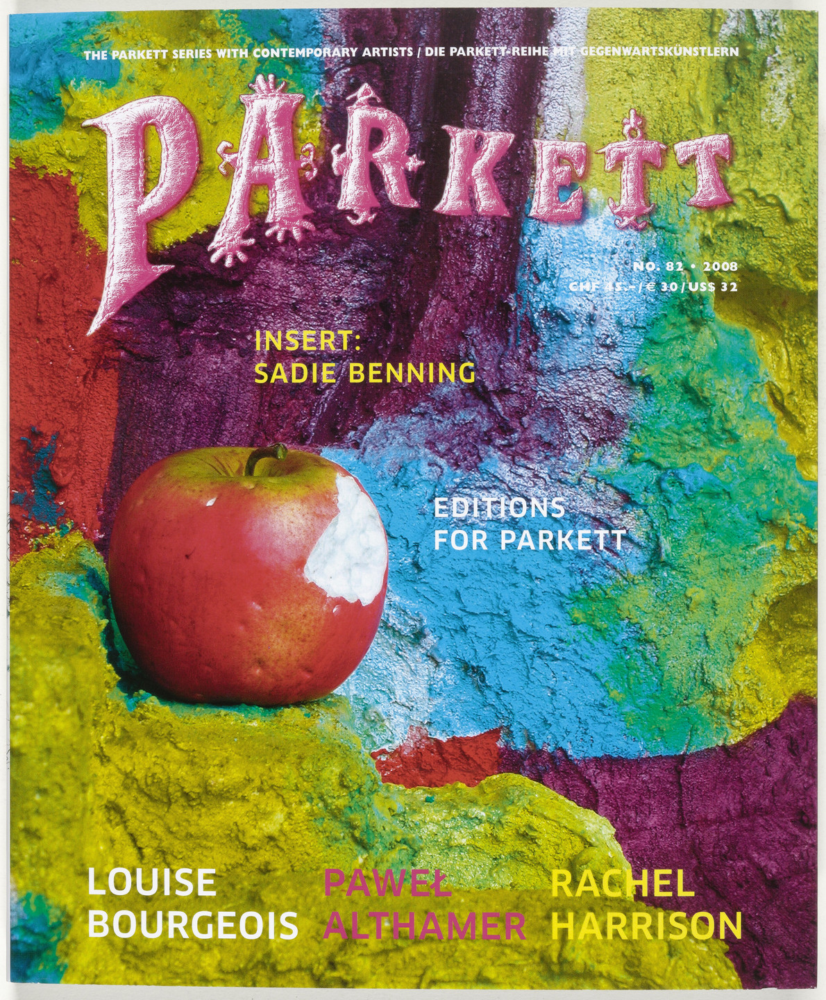 Various Artists, Pawel Althamer, Sadie Benning, Louise Bourgeois, Rachel Harrison, Paulina Olowska. Parkett no. 82. 2008