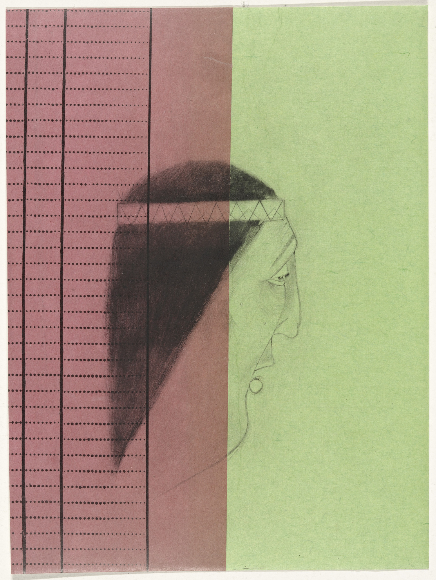 Barry McGee. Untitled from Drypoint on Acid