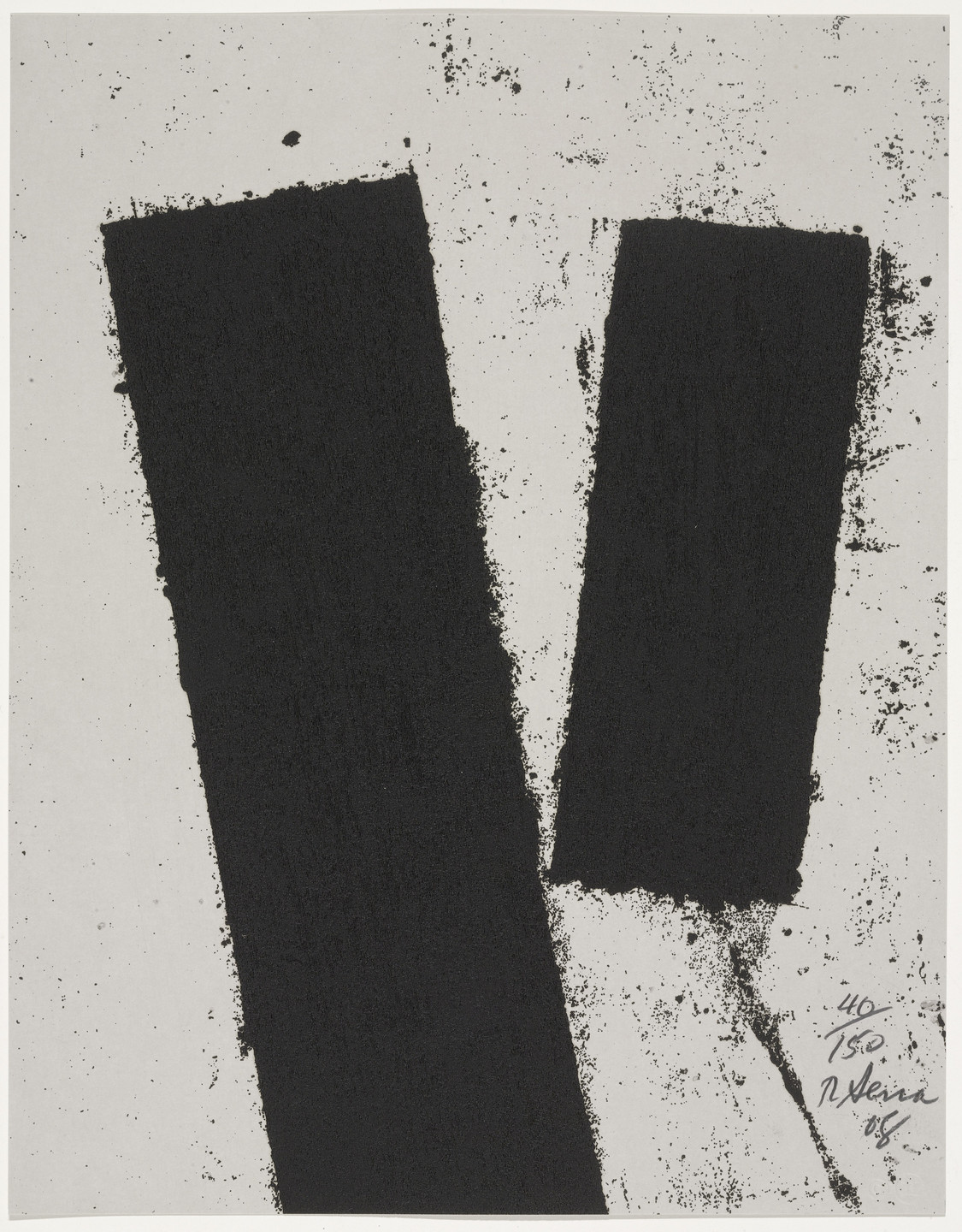 Richard Serra. Promenade Notebook Drawing for Obama from Artists for Obama. 2008