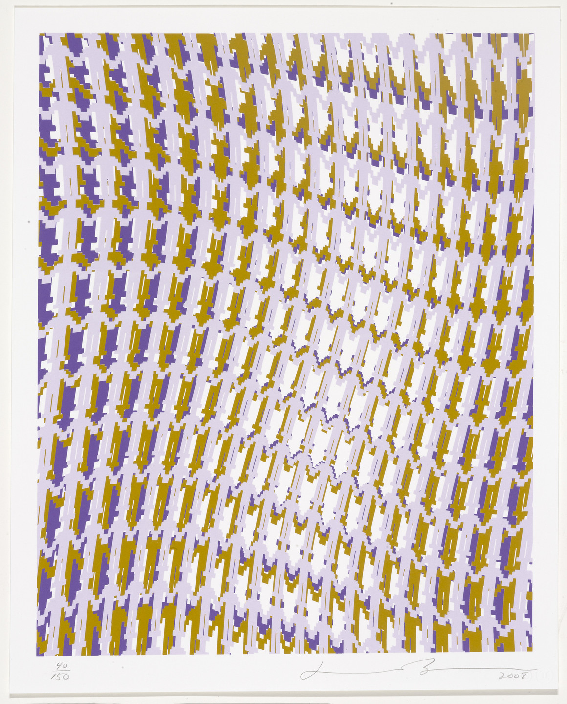 Jonathan Borofsky. Human Structures and the Light of Consciousness for Obama from Artists for Obama. 2008
