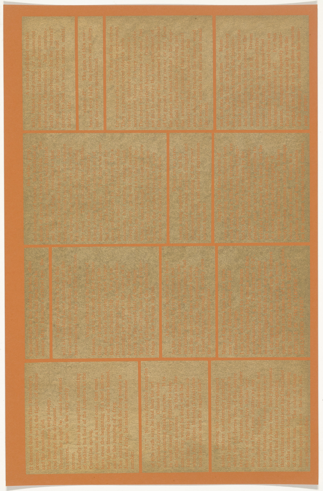 Eduardo Paolozzi. Untitled from Moonstrips Empire News