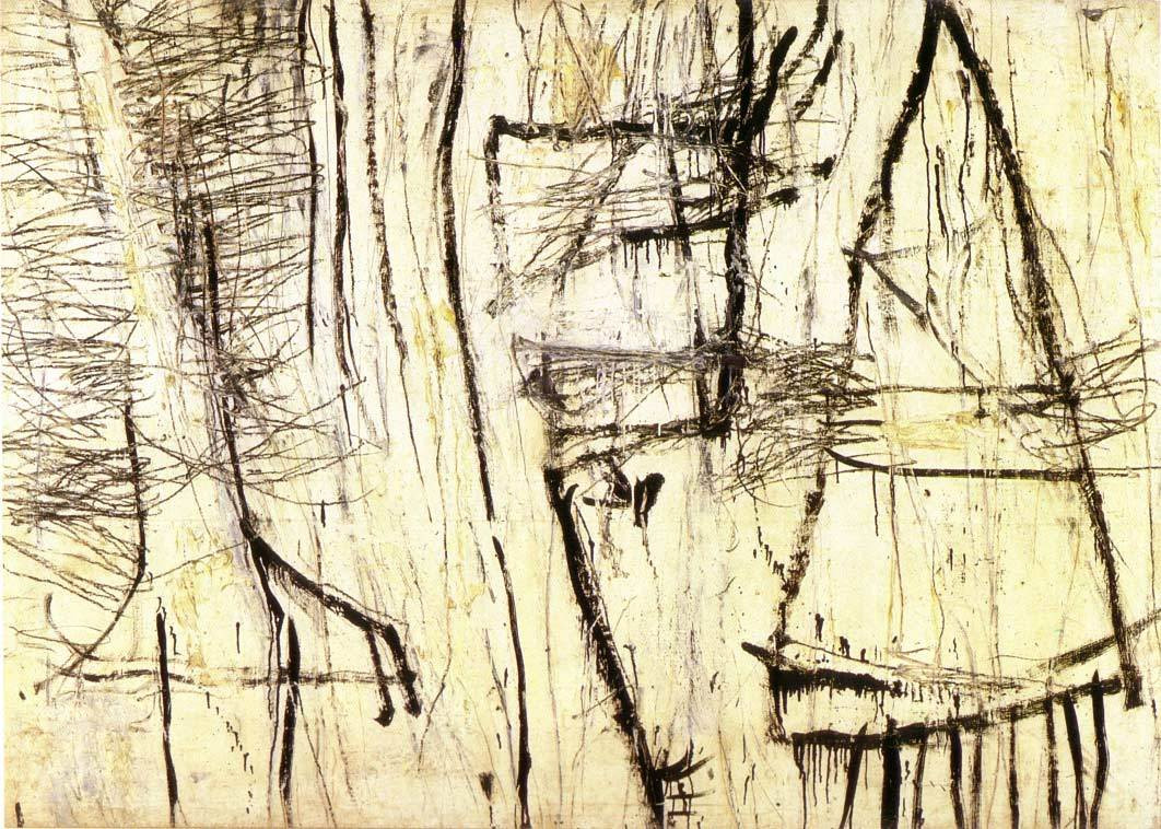 抽象画1 Contemporary Art 　検)Cy Twombly Cy Twombly. Tiznit. New York 1953 | MoMA