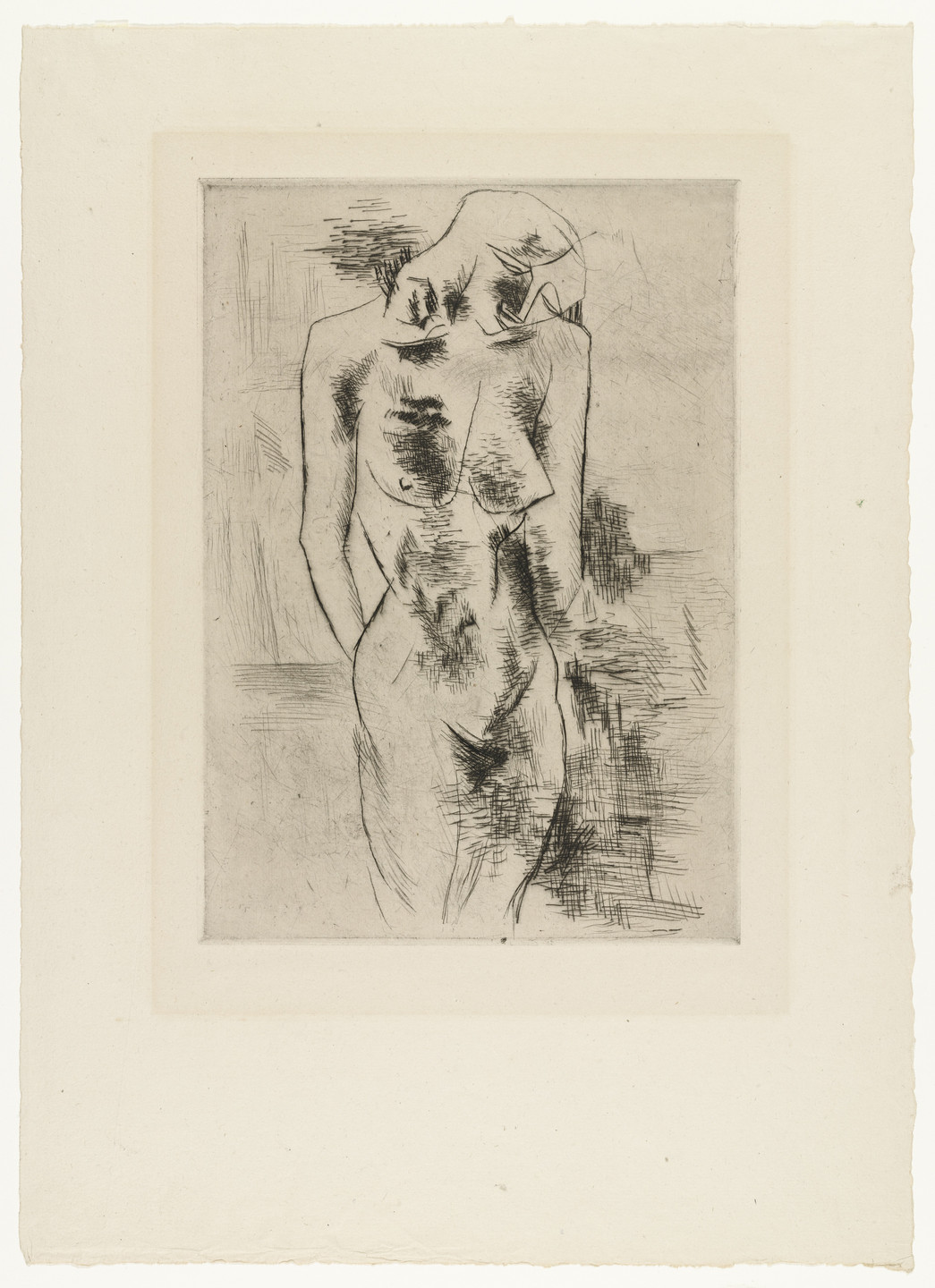Georges Braque. Study of a Nude (Etude de nu). 1907-1908