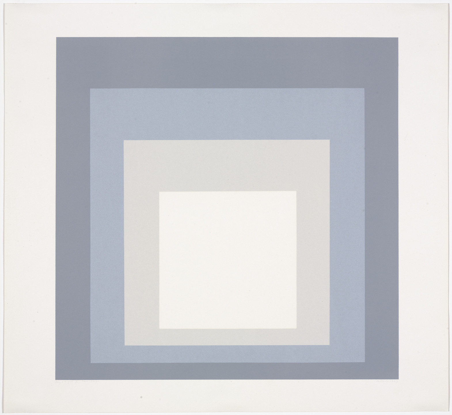 Josef Albers. Day + Night I from Day and Night: Homage to the Square. 1963