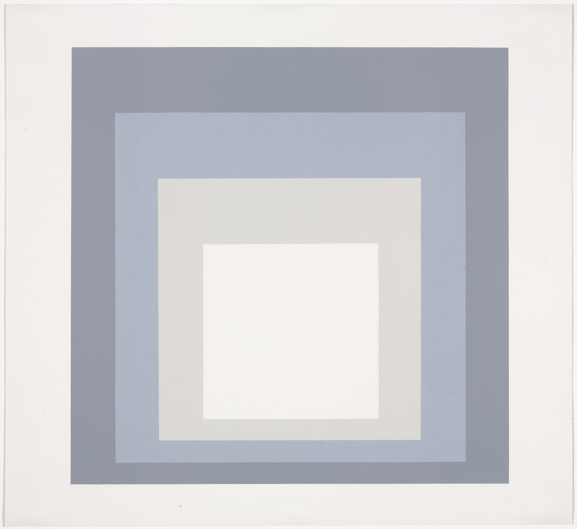 Josef Albers. Day + Night I from Day and Night: Homage to the Square