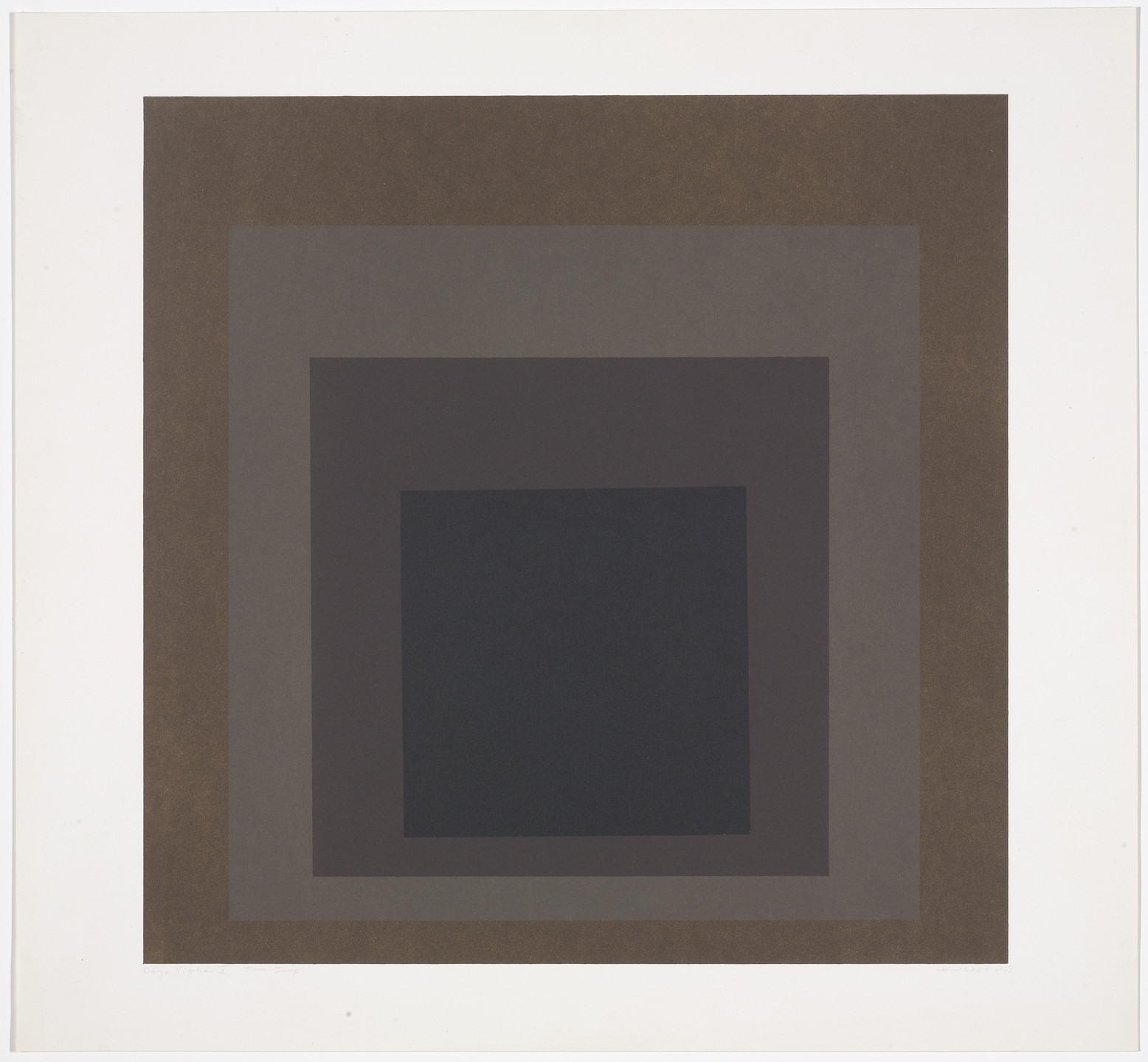 Josef Albers. Day + Night X from Day and Night: Homage to the Square. 1963