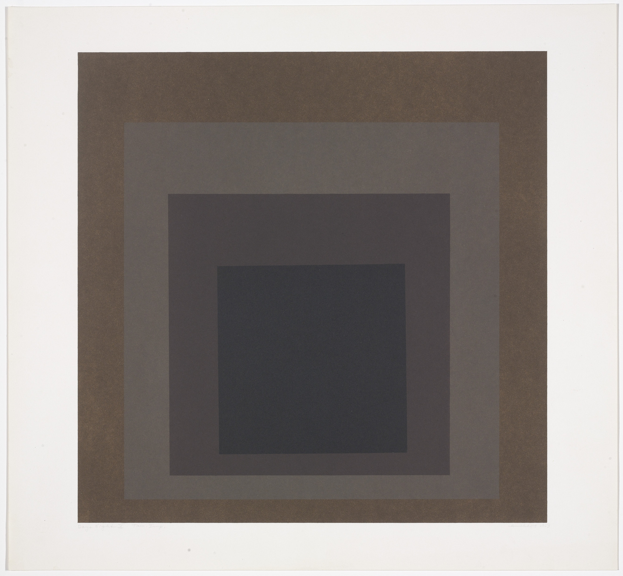 Josef Albers. Day + Night X from Day and Night: Homage to the Square