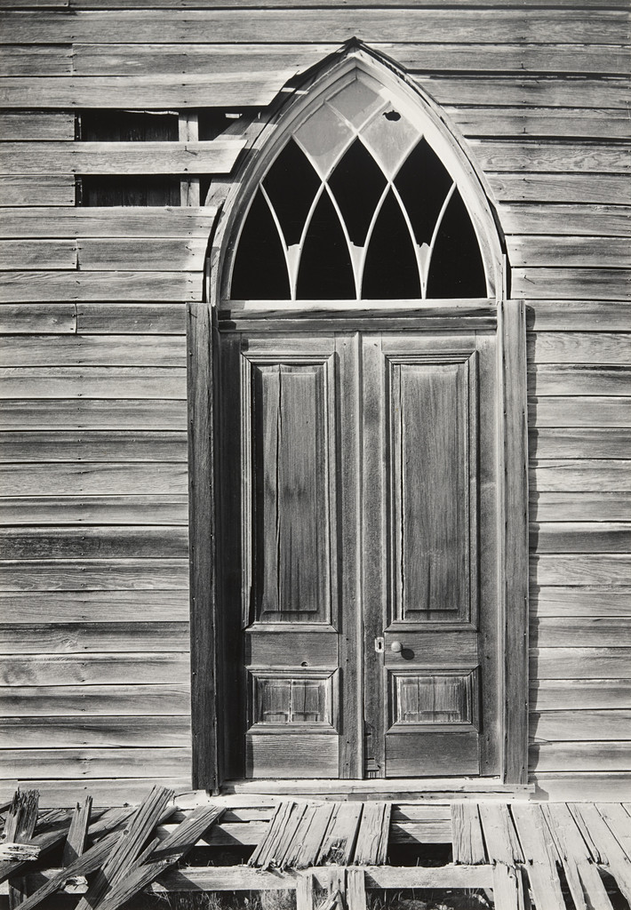 Door, Abandoned Church, Sierra Foothills, Ansel Adams, n.d.