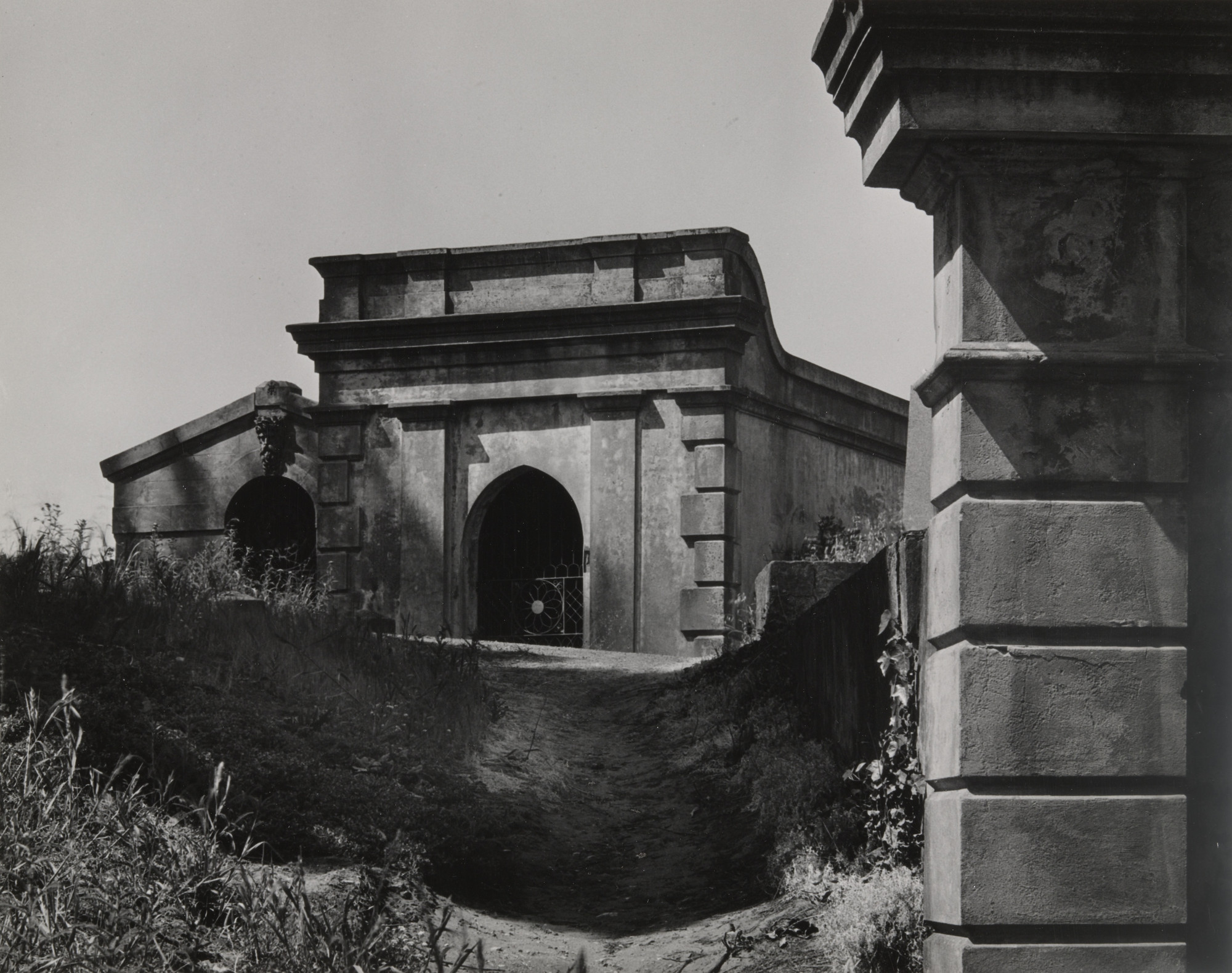 Ansel Adams. Architecture, Early California Cemetery, San Francisco