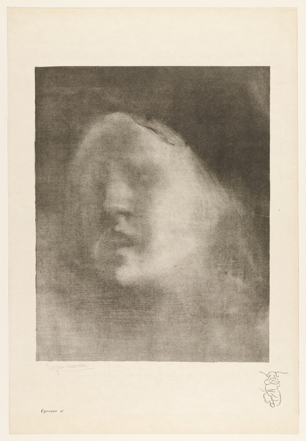 Eugène Carrière. The Call. 1894