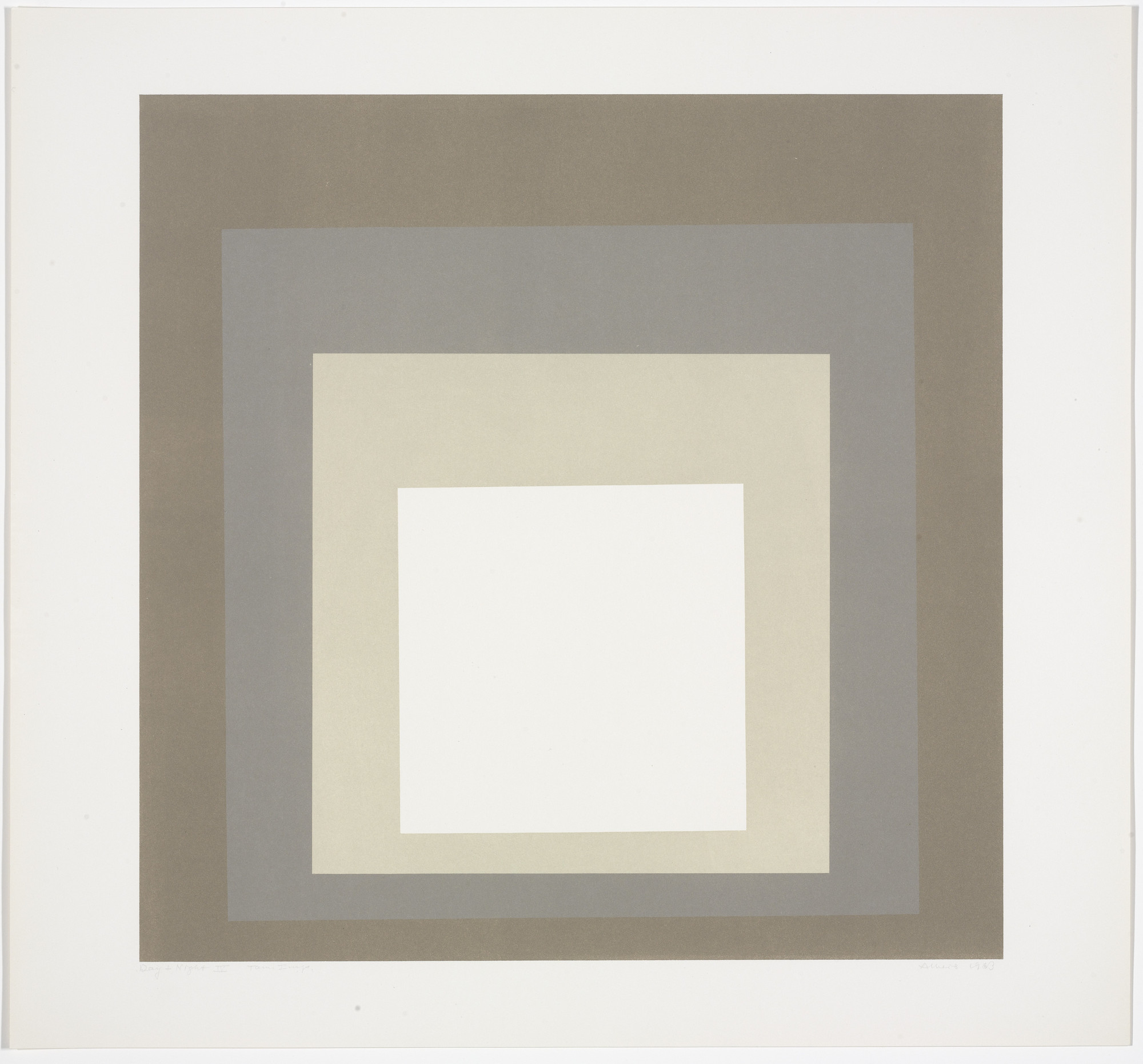 Josef Albers. Day + Night IV from Day and Night: Homage to the Square