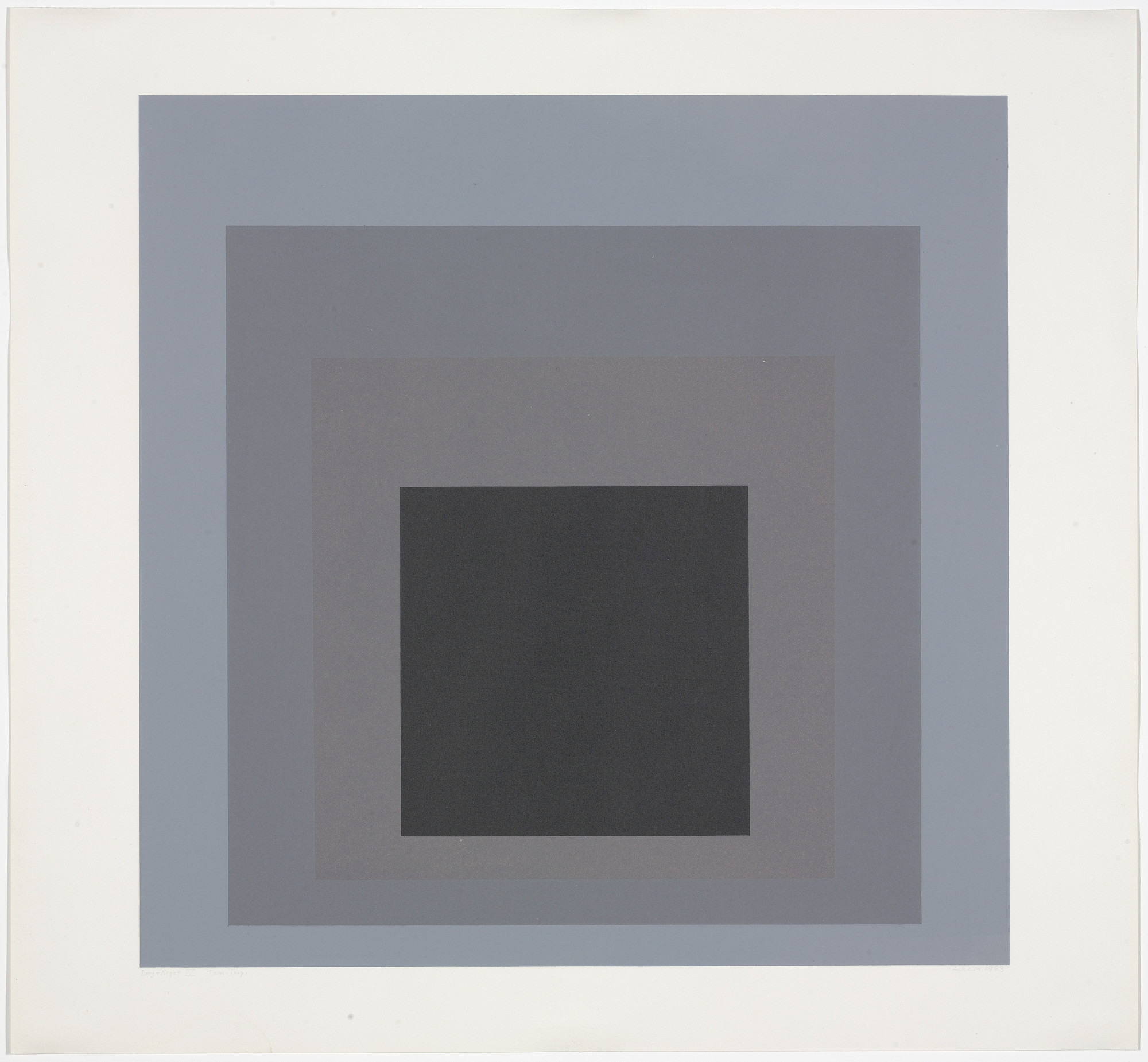 Josef Albers. Day + Night V from Day and Night: Homage to the Square
