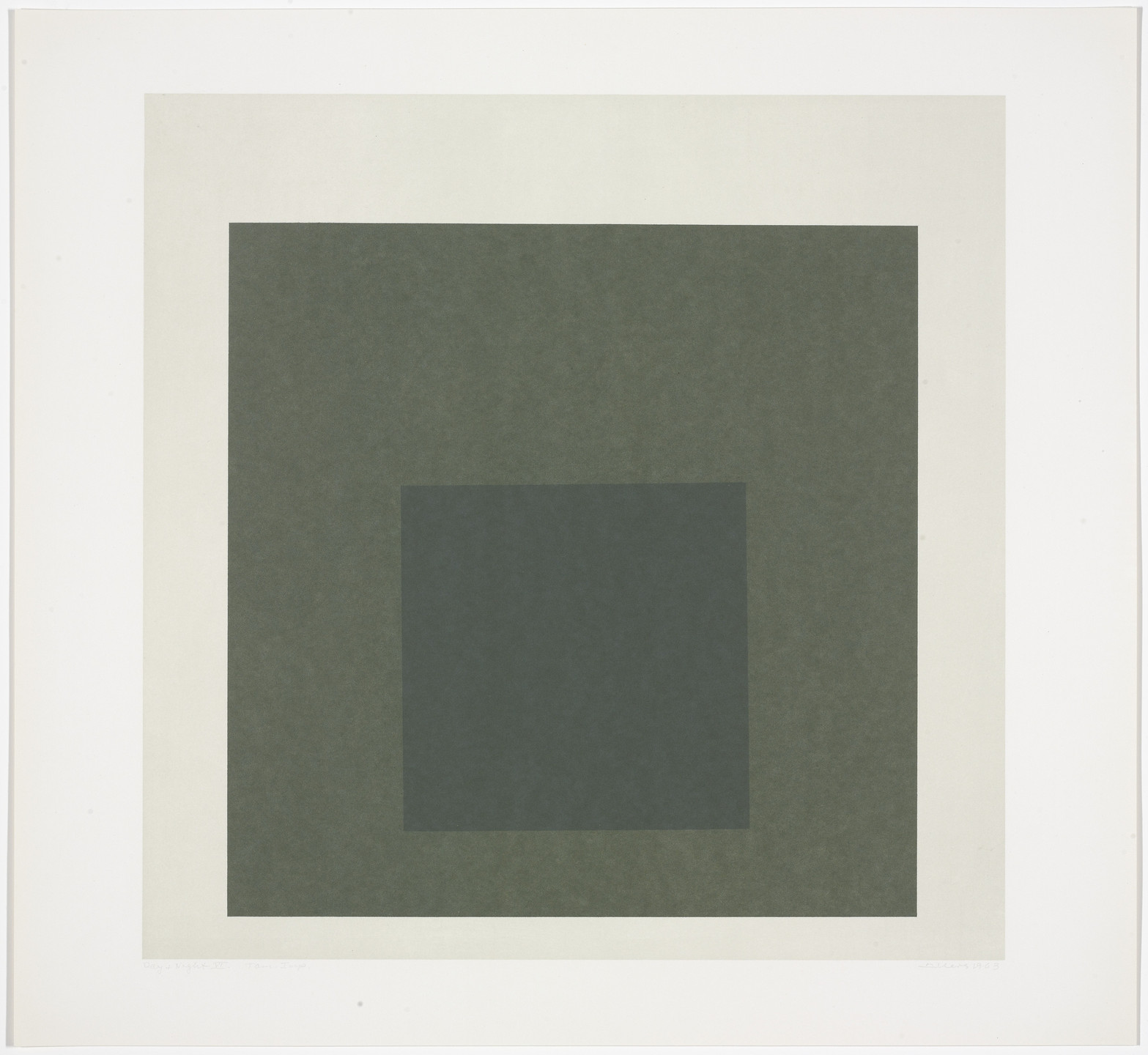 Josef Albers. Day + Night VI from Day and Night: Homage to the Square. 1963