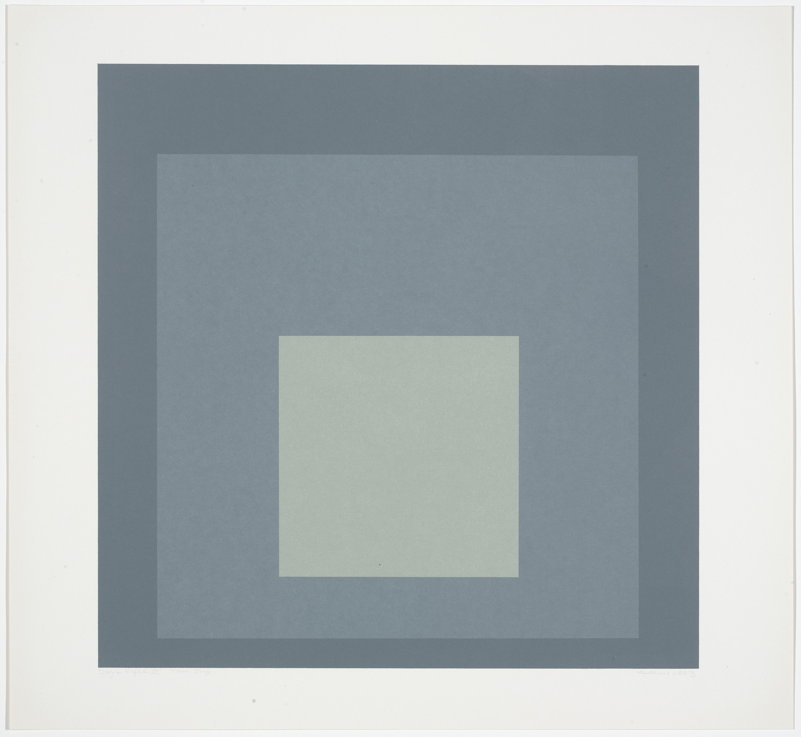 Josef Albers. Day + Night VII from Day and Night: Homage to the Square. 1963