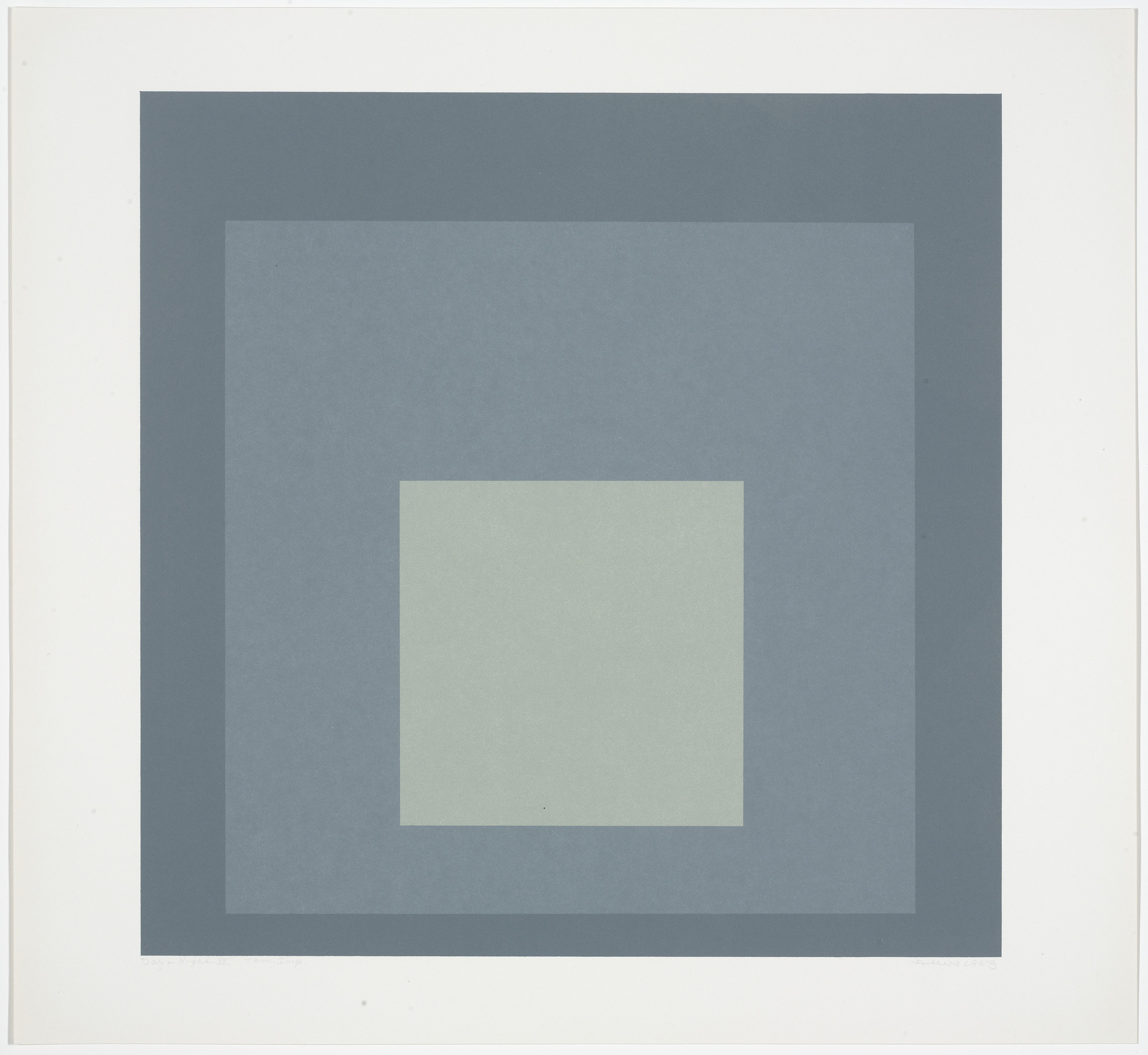 Josef Albers. Day + Night VII from Day and Night: Homage to the Square