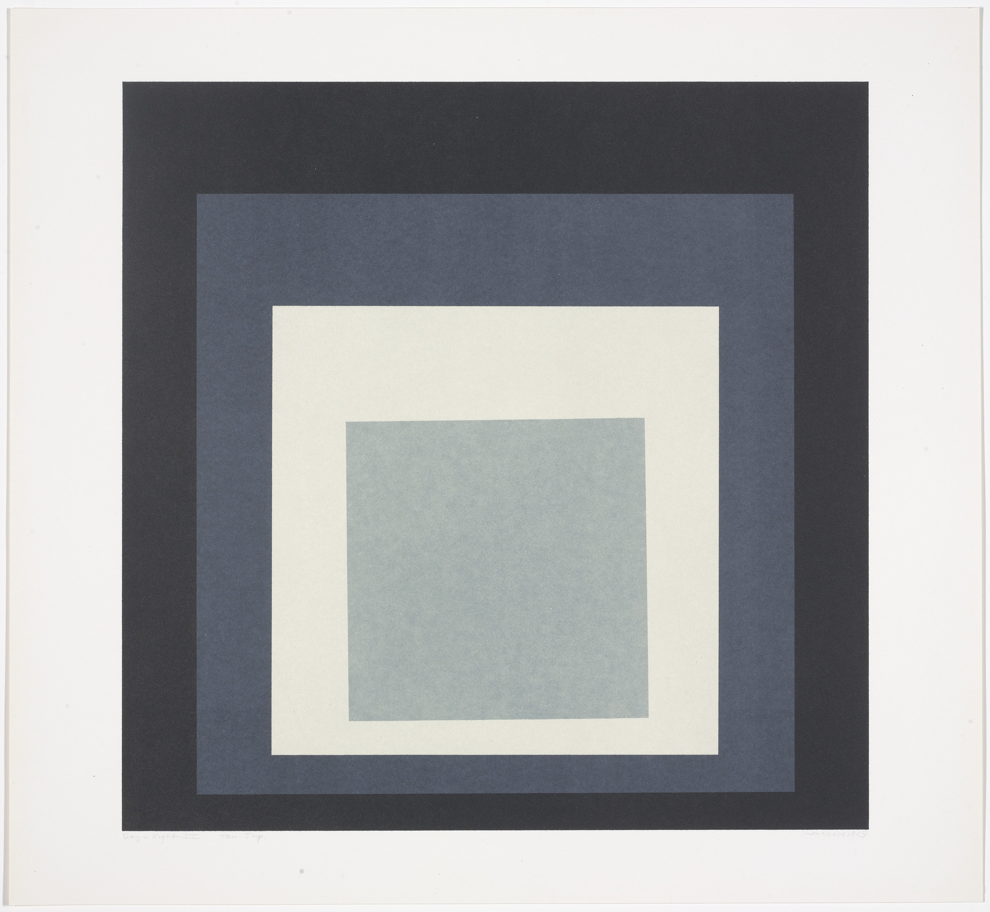 Josef Albers. Day + Night VIII from Day and Night: Homage to the Square