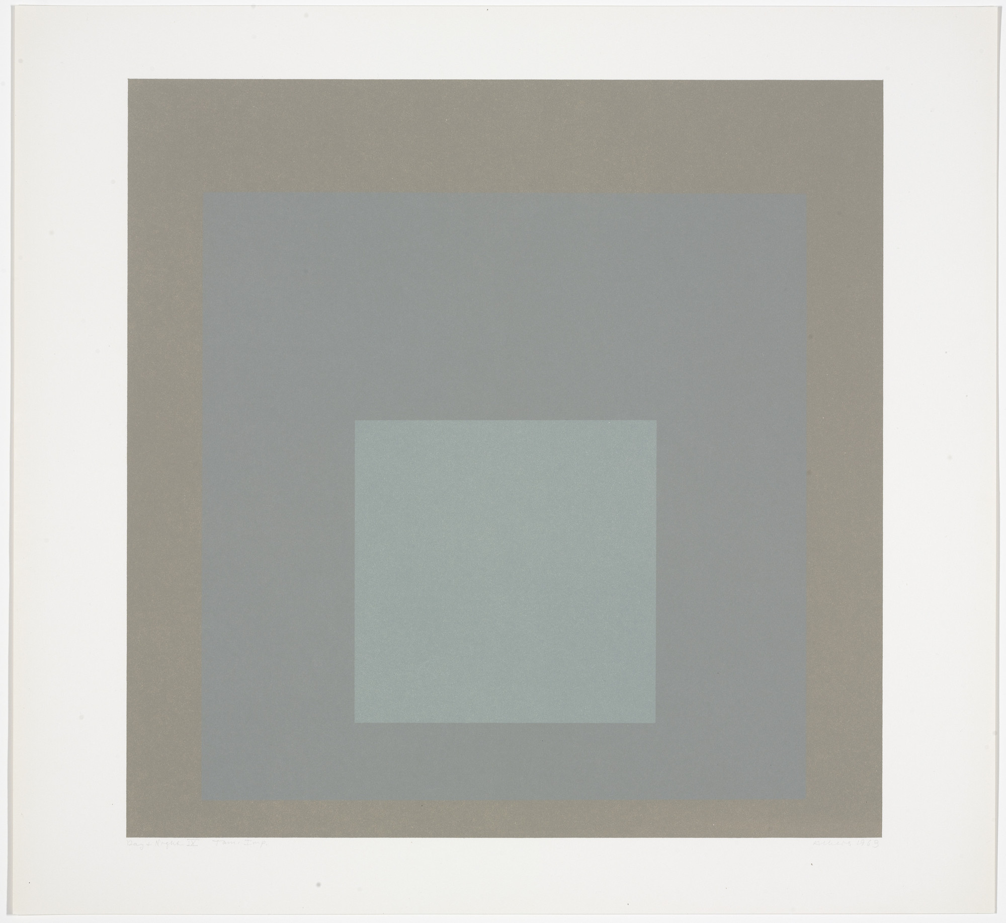 Josef Albers. Day + Night IX from Day and Night: Homage to the Square