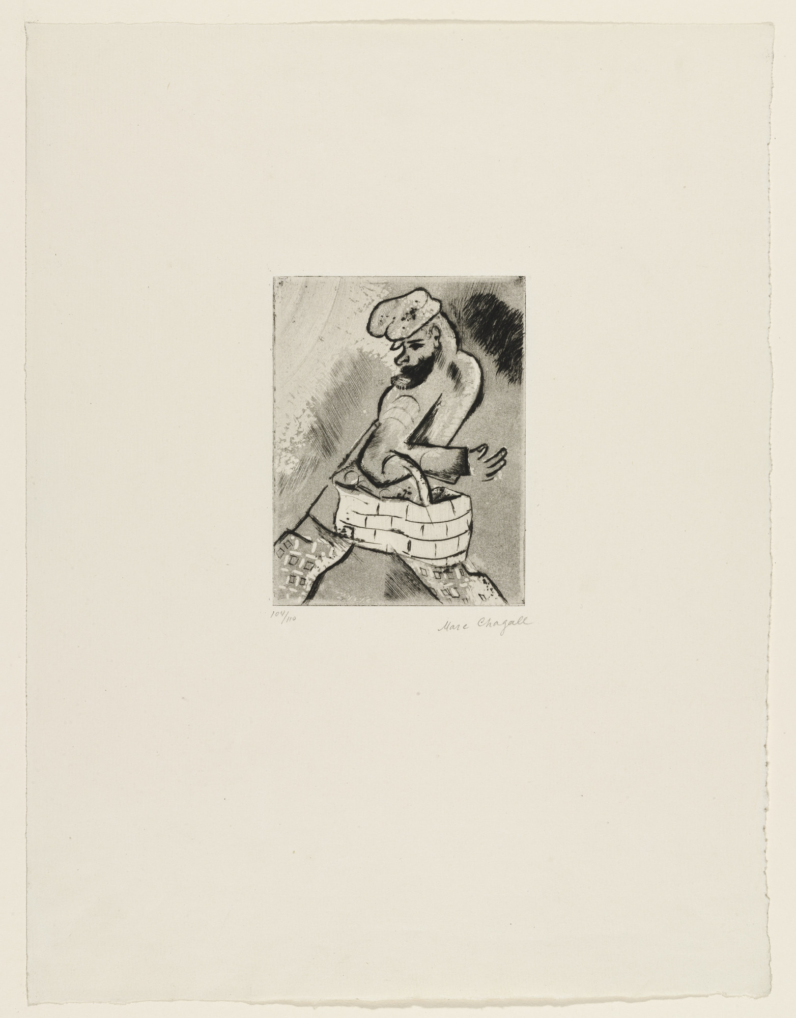 Marc Chagall. Man with Basket