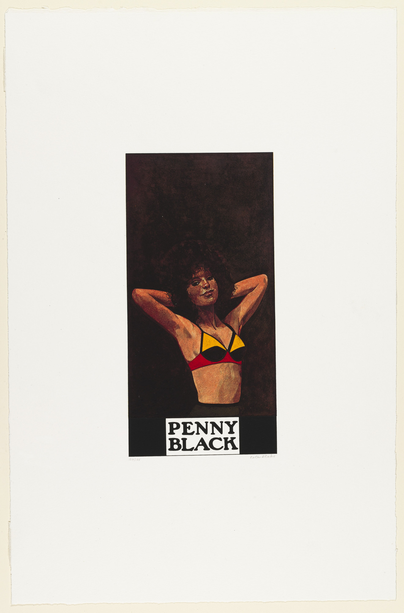 Peter Blake. Penny Black