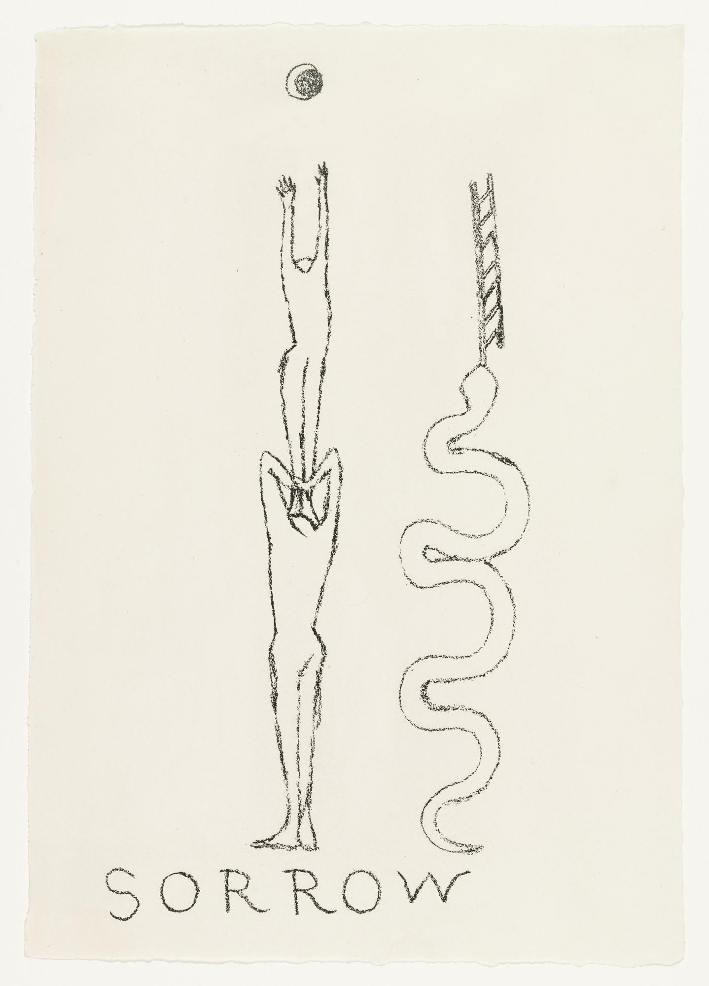 Francesco Clemente. Sorrow (for Parkett no. 40/41)
