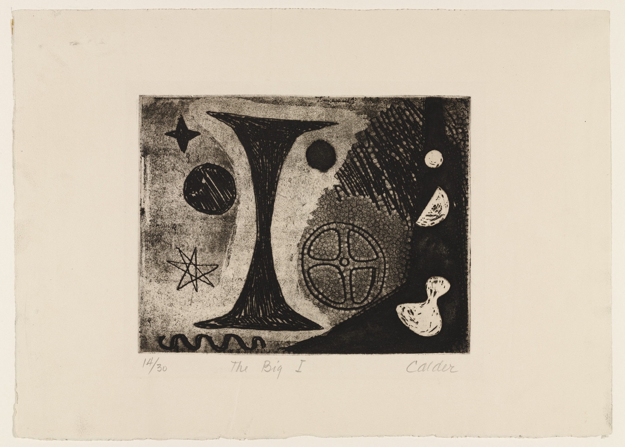 Alexander Calder. The Big I. 1944