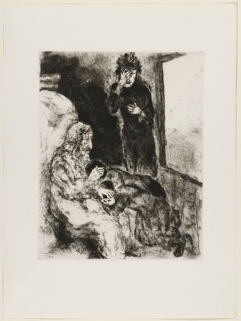 Jacob Blessing the Children of Joseph