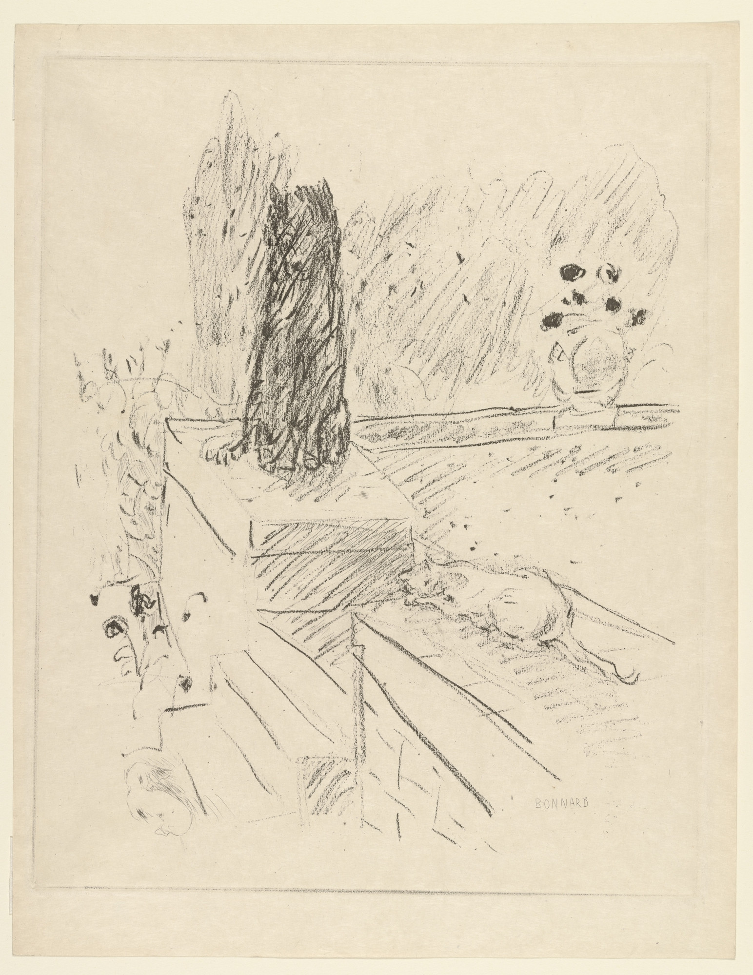 Pierre Bonnard. Cat and Dog