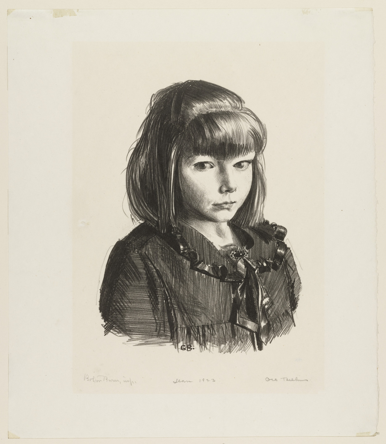 George Bellows. Jean. 1923