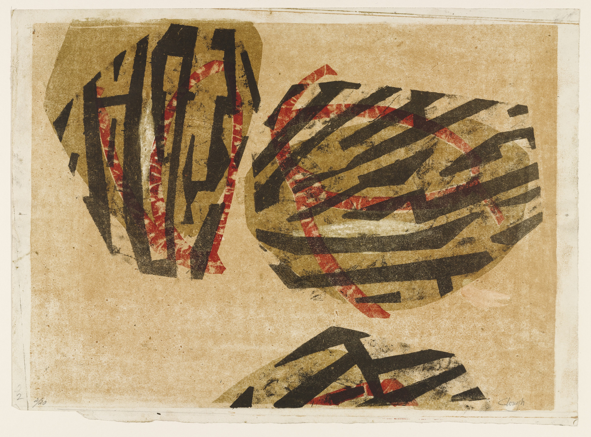 Prunella Clough. Lobster Pots. 1949