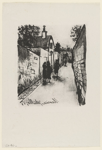 Maurice Utrillo. Street Scene. 1898 | MoMA