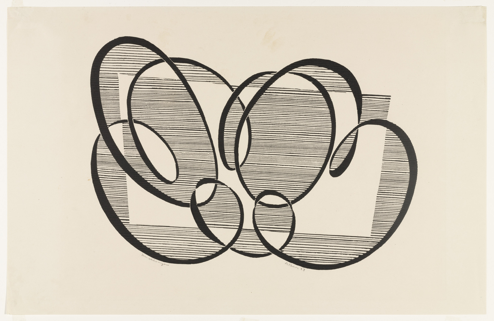 Josef Albers. Encircled. 1933