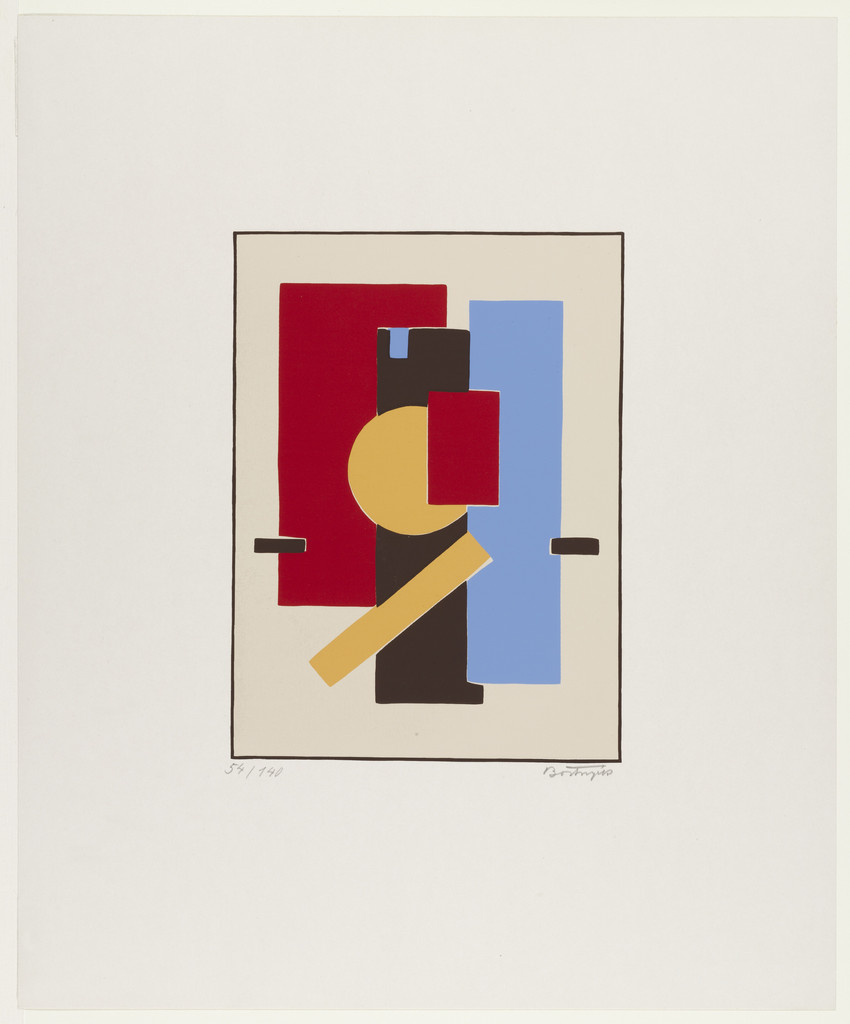 Untitled from Album MA by Sándor (Alexander) Bortnyik