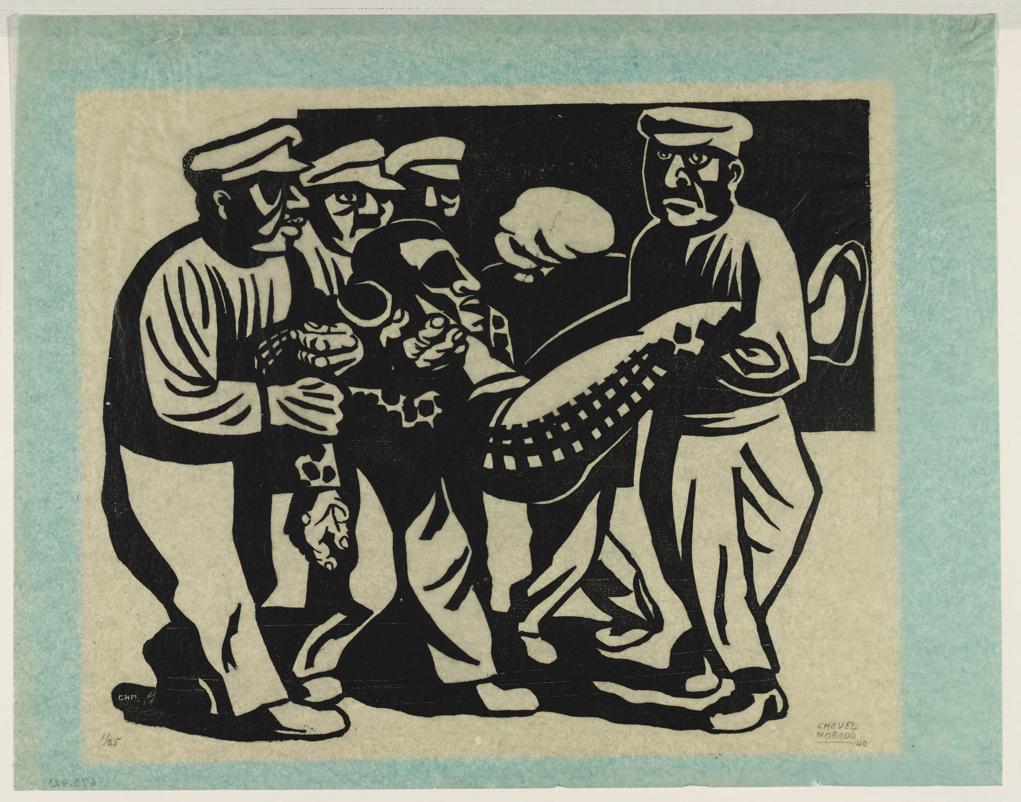 José Chávez Morado. Tragedy at Five O'Clock (Tragedia a la Cinco)