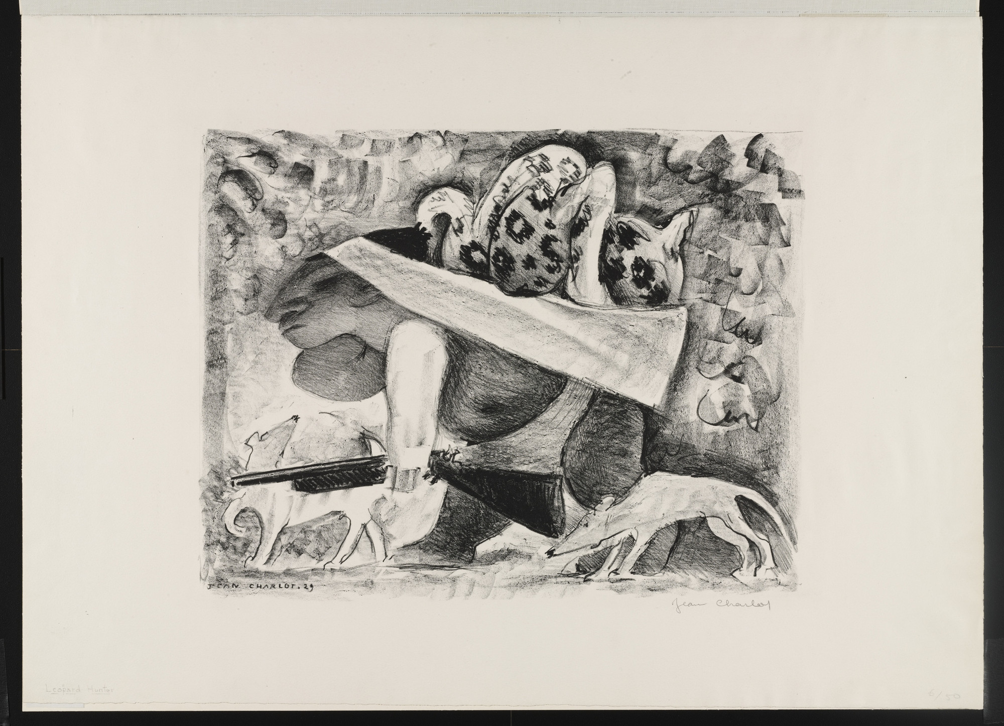 Jean Charlot. Leopard Hunter