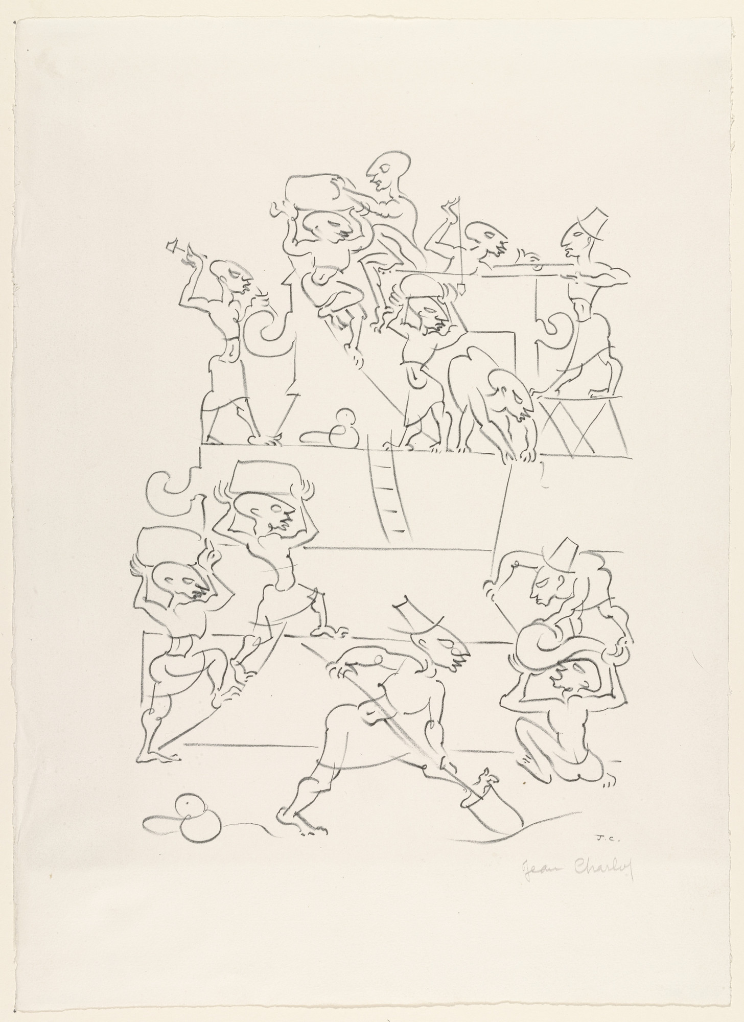 Jean Charlot. Small Builders