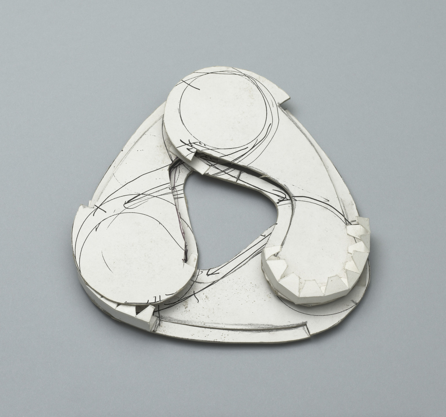 Ben van Berkel, Caroline Bos. Mercedes-Benz Museum, Stuttgart, Germany (Study model). 2001-2006