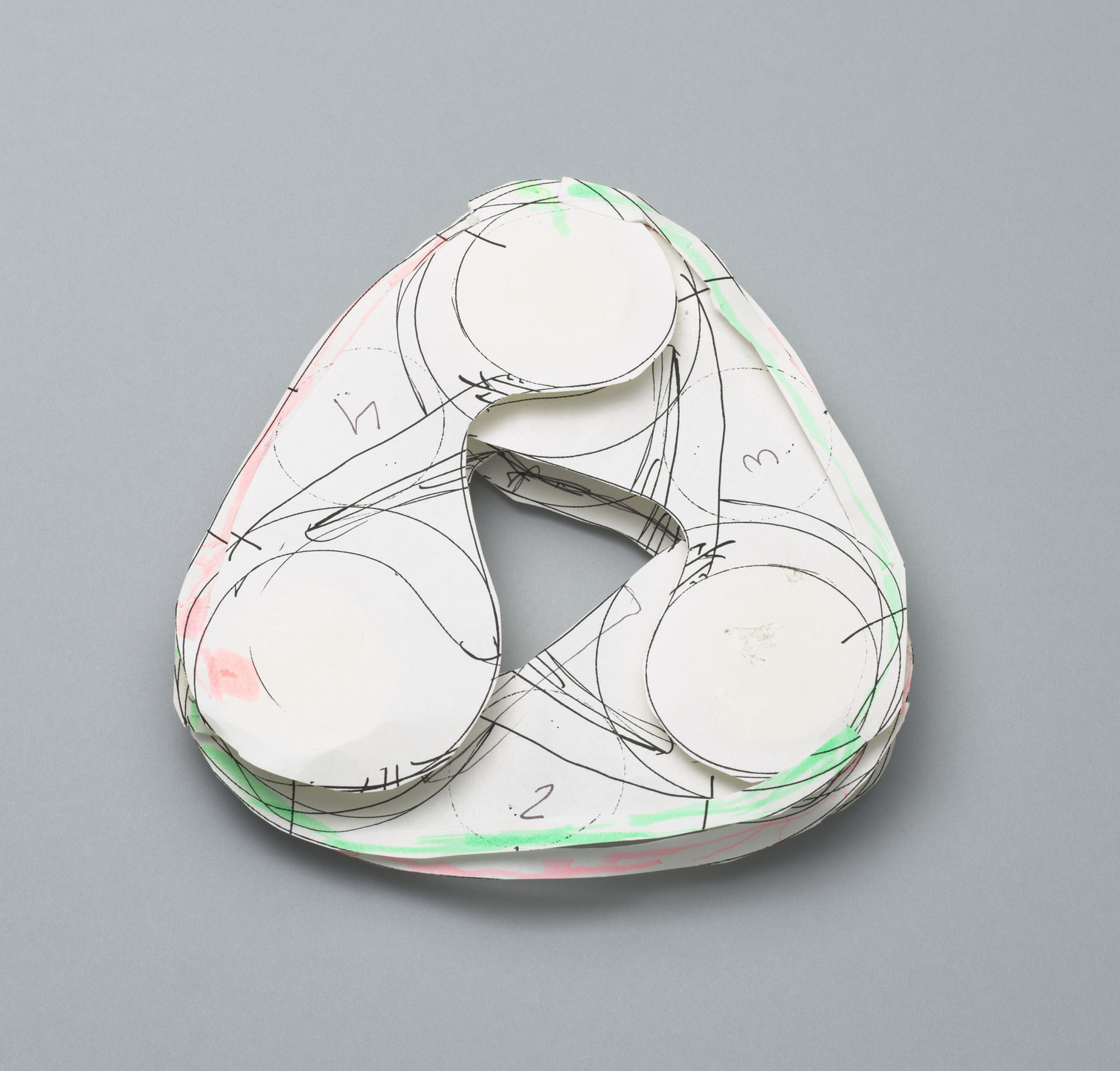 Ben van Berkel, Caroline Bos. Mercedes-Benz Museum, Stuttgart, Germany (Study model). 2001-2006
