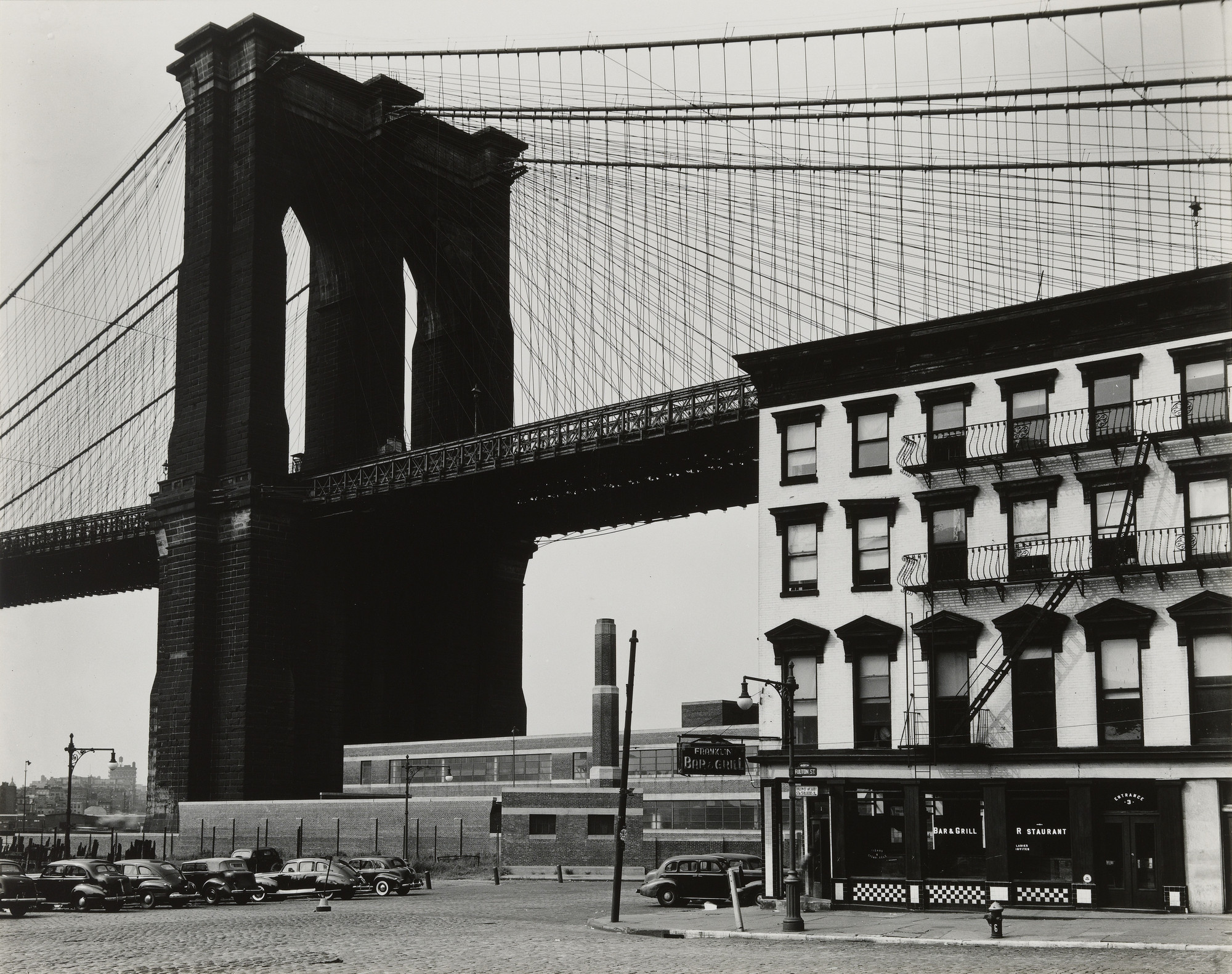 Brett Weston. Brooklyn Bridge